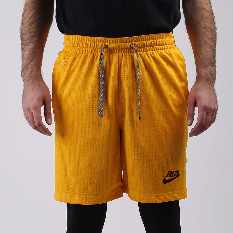 мужские желтые шорты  Nike Giannis Basketball Shorts CK6212-739 - цена, описание, фото 2